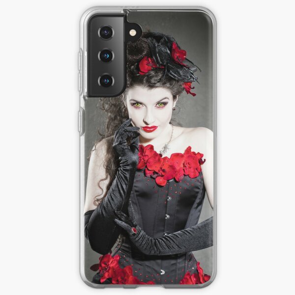 Red Orchids Samsung Galaxy Soft Case RB2904product Offical Vampire Diaries Merch