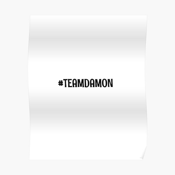 Team Damon Poster RB2904product Offical Vampire Diaries Merch