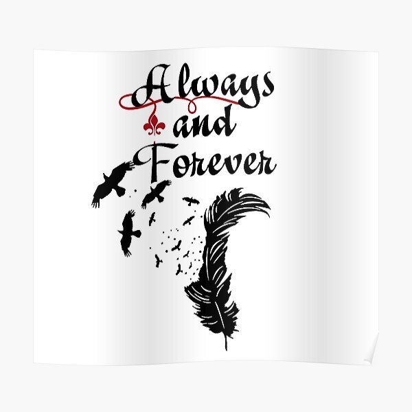 Always and Forever  Poster RB2904product Offical Vampire Diaries Merch