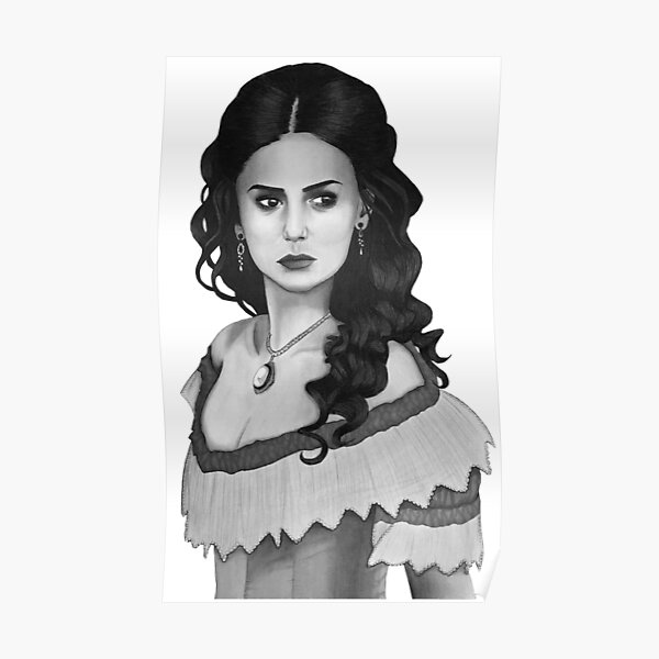 Katherine Pierce Drawing Poster RB2904product Offical Vampire Diaries Merch