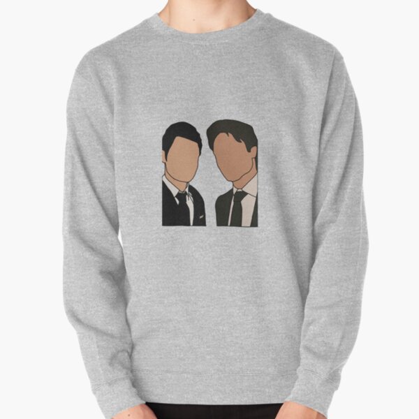 Stefan and Damon in suits  Pullover Sweatshirt RB2904product Offical Vampire Diaries Merch