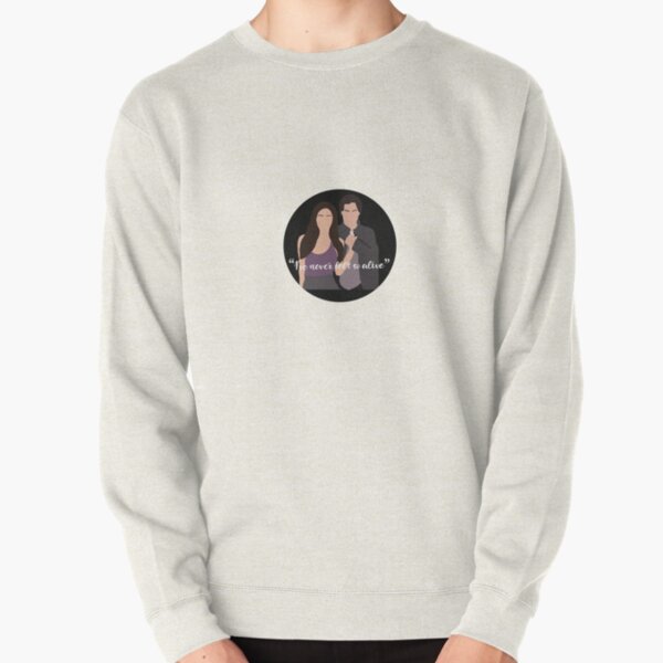 I've never felt so alive sticker Pullover Sweatshirt RB2904product Offical Vampire Diaries Merch