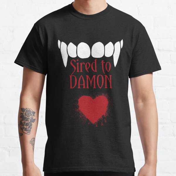 I'm sired to Damon! Classic T-Shirt RB2904product Offical Vampire Diaries Merch