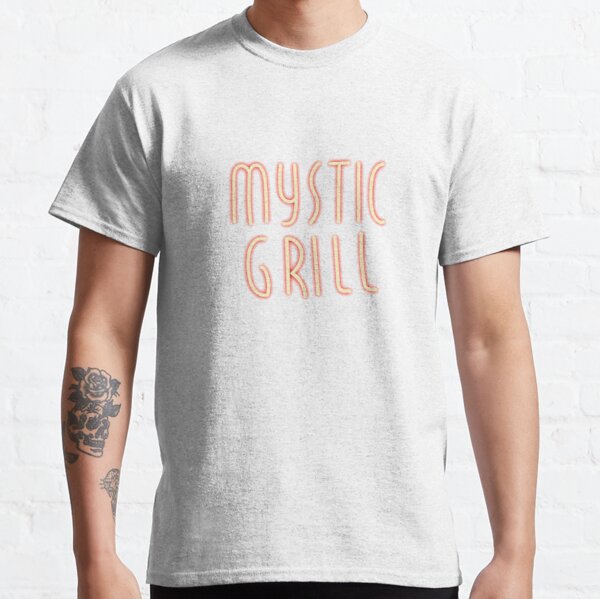Mystic Grill Neon Sign Classic T-Shirt RB2904product Offical Vampire Diaries Merch