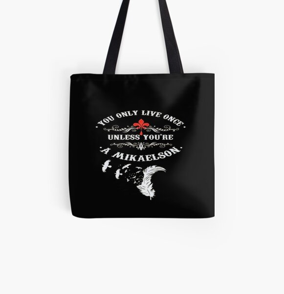 M ByTe Mikaelson All Over Print Tote Bag RB2904product Offical Vampire Diaries Merch