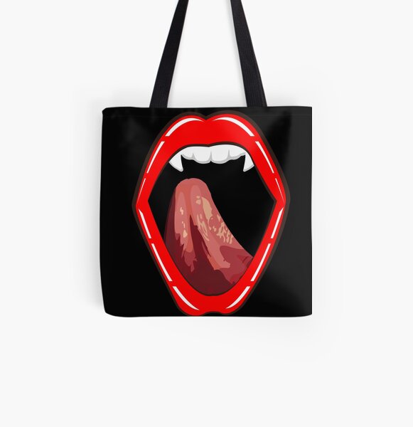 Vampire All Over Print Tote Bag RB2904product Offical Vampire Diaries Merch