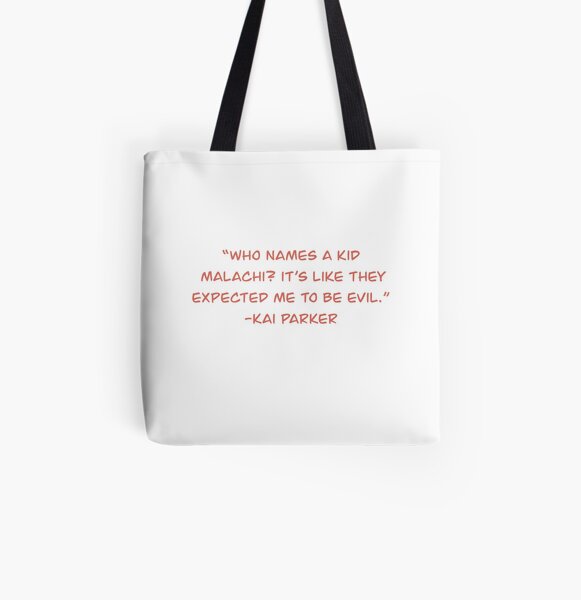Kai Parker Quote All Over Print Tote Bag RB2904product Offical Vampire Diaries Merch