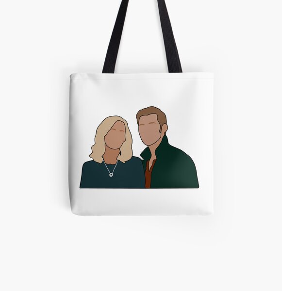 Caroline and Klaus All Over Print Tote Bag RB2904product Offical Vampire Diaries Merch