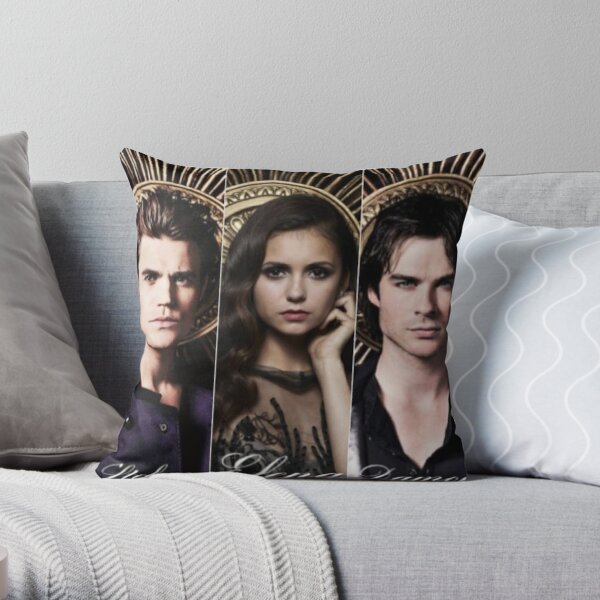 Tvd Cast Photoshoot Throw Pillow RB2904product Offical Vampire Diaries Merch