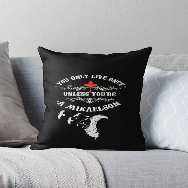 M ByTe Mikaelson Throw Pillow RB2904product Offical Vampire Diaries Merch