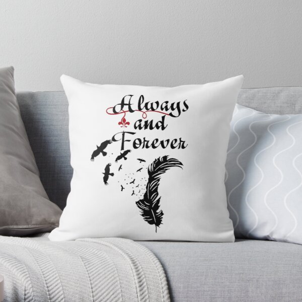 Always and Forever  Throw Pillow RB2904product Offical Vampire Diaries Merch