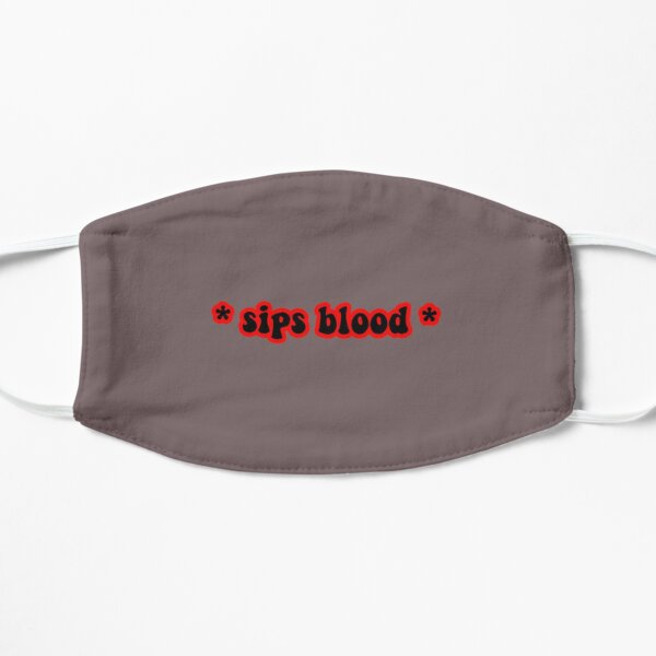 * sips blood * design Flat Mask RB2904product Offical Vampire Diaries Merch