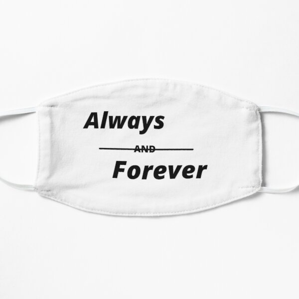 Always,forever,friendship, celebration day,birthday,anniversary, family,love,promise Flat Mask RB2904product Offical Vampire Diaries Merch