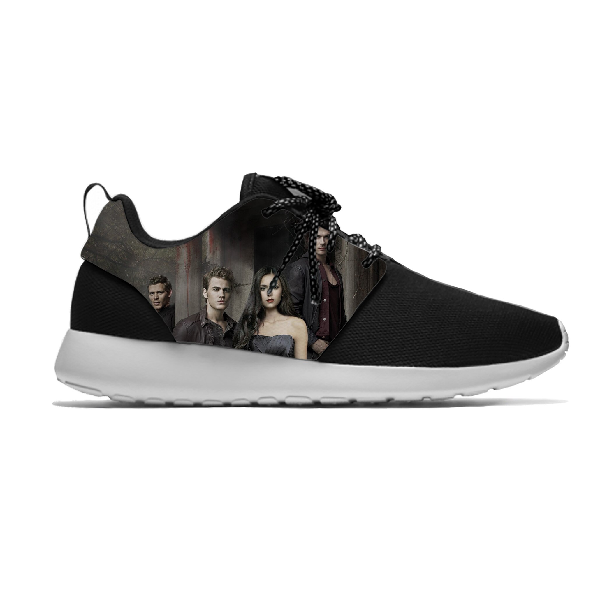 The Vampire Diaries Damon Salvatore Fashion Funny Sport Running Shoes Casual Breathable Lightweight 3D Print Men - Vampire Diaries Merch