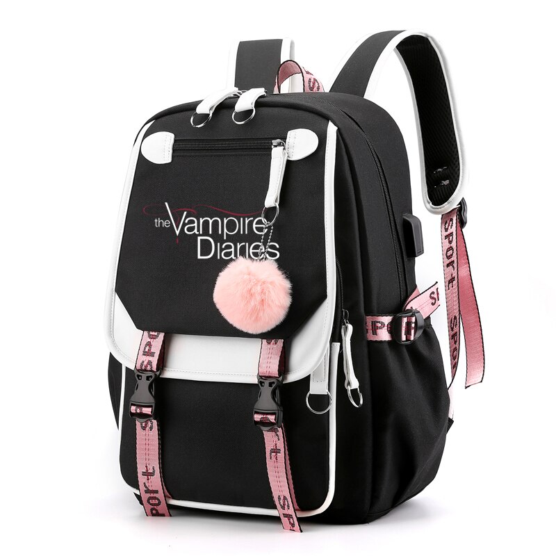 Tv Show Chica Vampiro / Twilight Backpack For Teenagers Girls Boys School  Bags Men Women Daily Bag Vampire School Backpacks