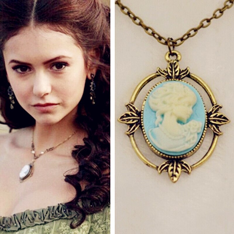 Vintage Vampire Diaries Elena Gilbert Magnifying Glass Necklace Wholesale Pendant  Jewelry For Men And Women From Xue08, $15.89 | DHgate.Com