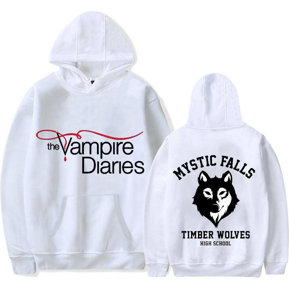 Hoodies - Mystic Falls VPD0109 Black / XS Official Vampire Diaries Merch