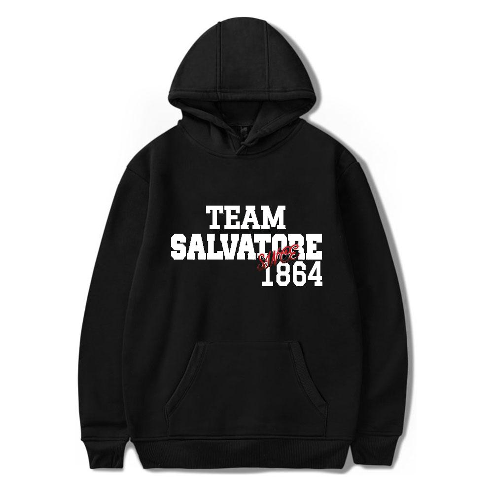Team Salvatore - Hoodies VPD0109 Black / S Official Vampire Diaries Merch