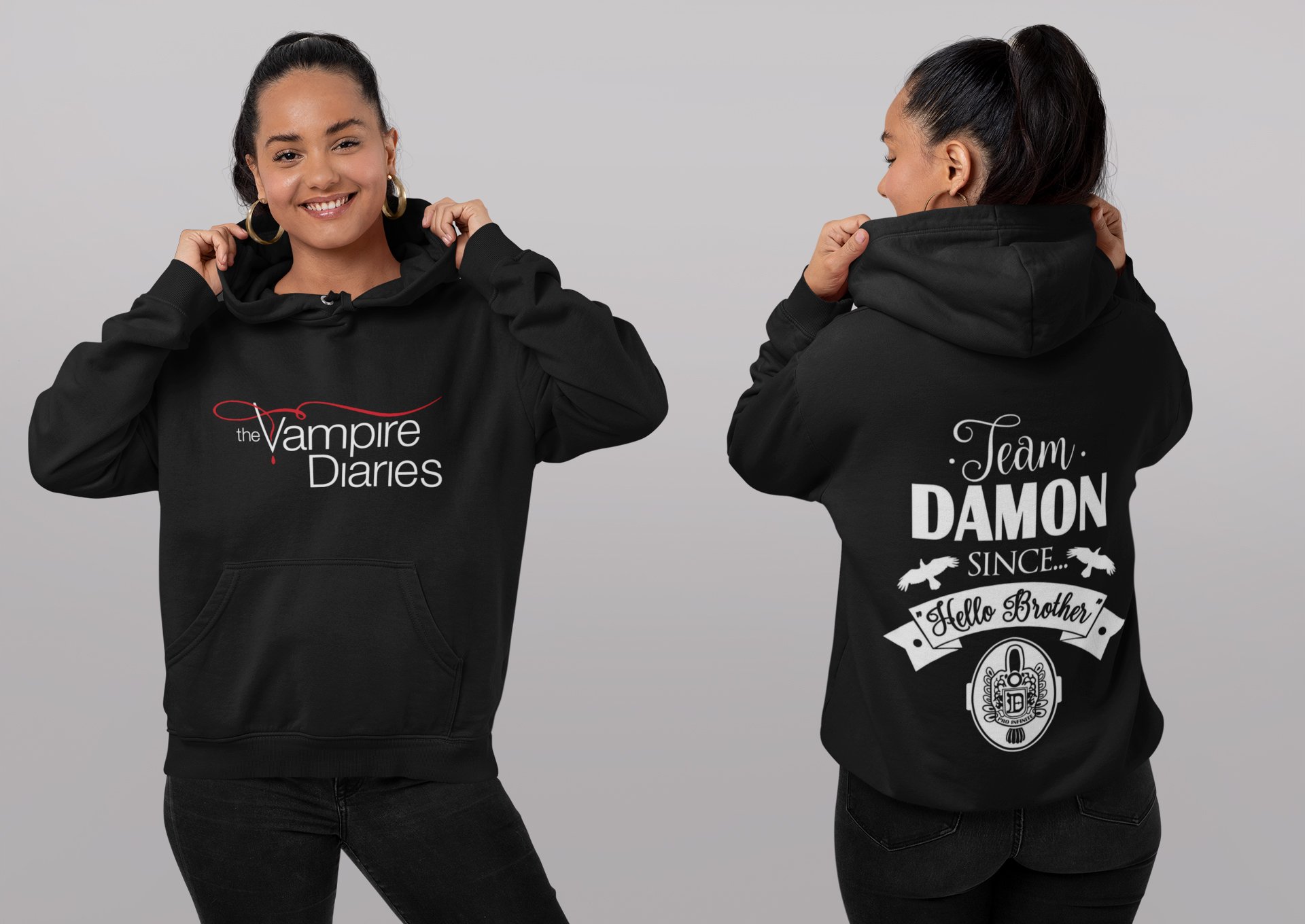 Black / L Official Vampire Diaries Merch